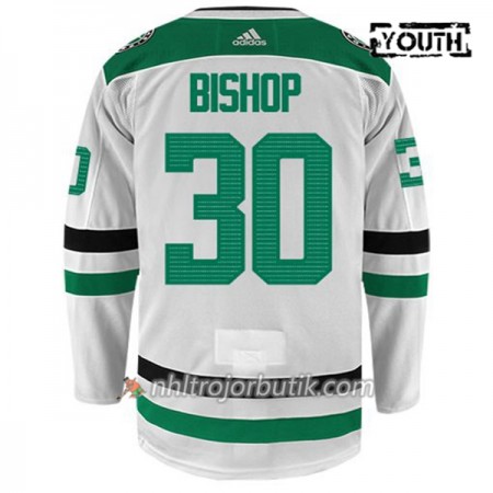 Barn Ishockey Dallas Stars Tröja BEN BISHOP 30 Adidas Vit Authentic